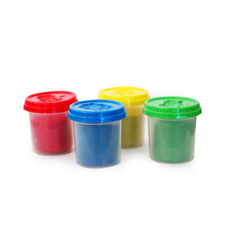 Non-Toxic Creative 30 Dough Clay 5 Different Colors, (Pack of 6 Pcs)