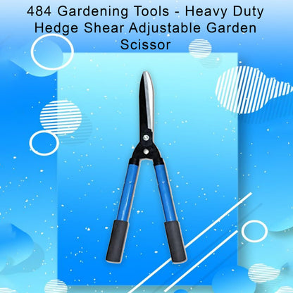 Gardening Tools - Heavy Duty Hedge Shear Adjustable Garden Scissor with Comfort Grip Handle