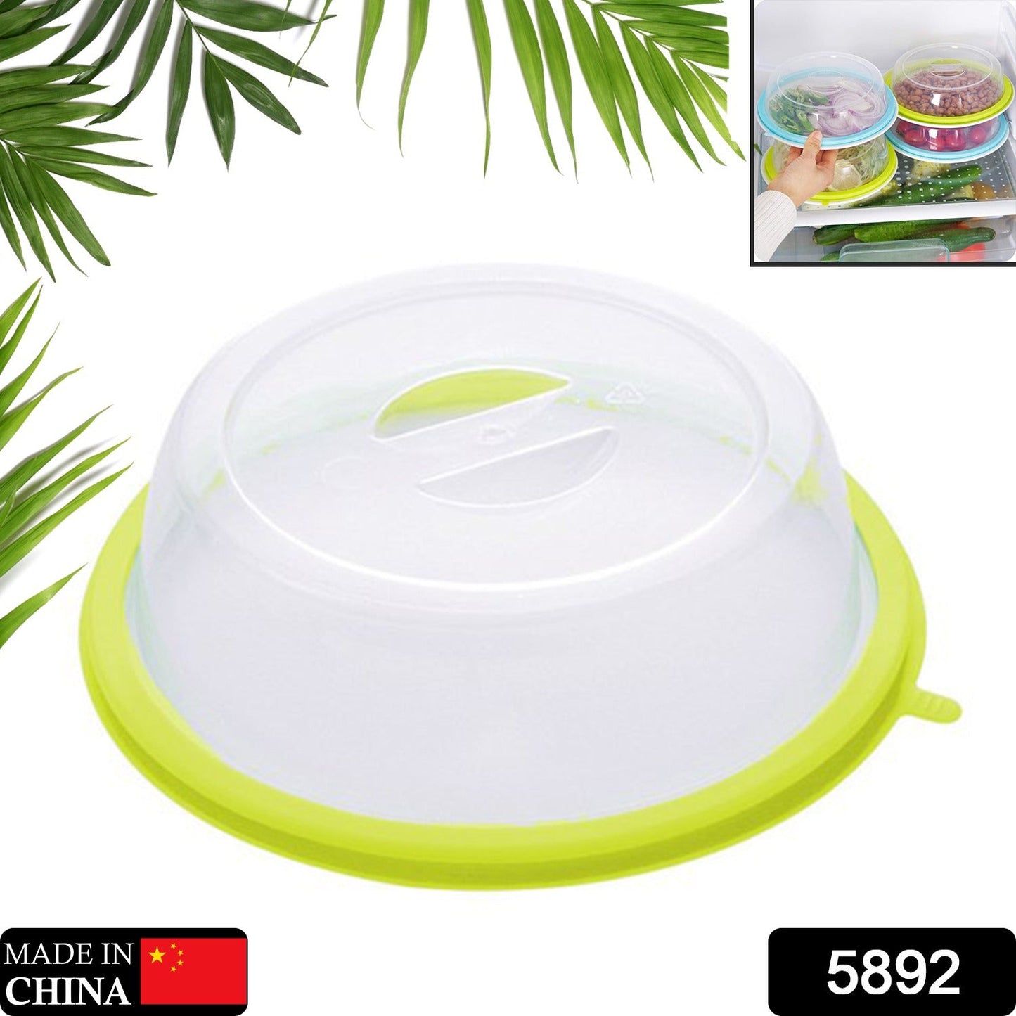 Air-Tight Microwave Oven Dish Cover Microwave Splatter Cover Food Cover Microwave Food Plate Kitchen Plate Dish Lid Dishwasher Safe