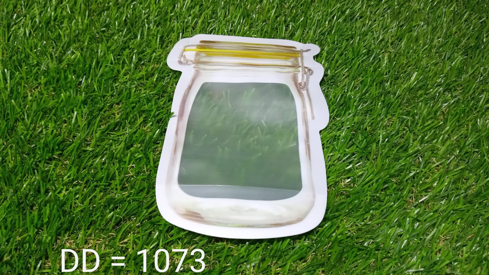 Reusable Airtight Seal Plastic Food Storage Mason Jar Zipper (150ml)