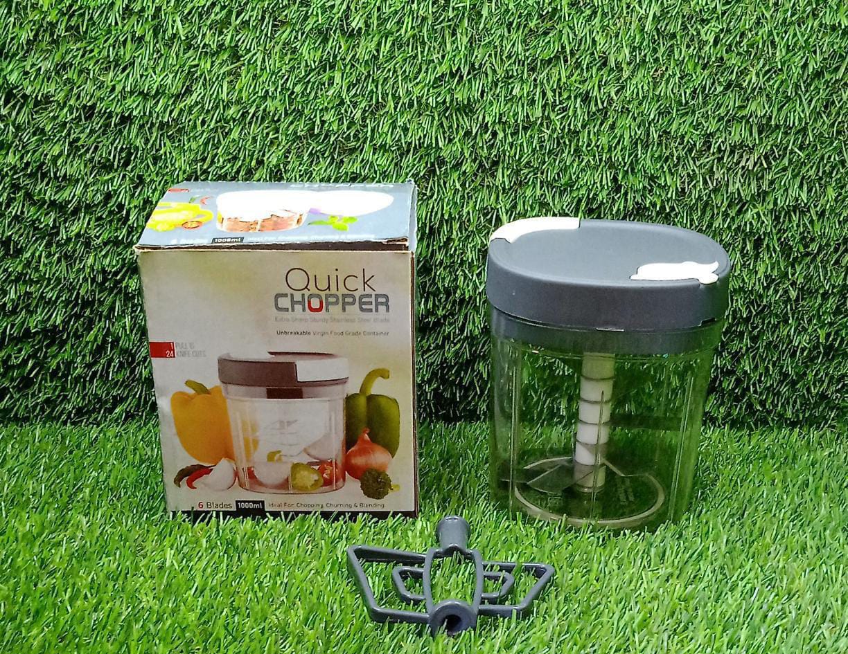 2670 2 in 1 Handy Chopper and Slicer Used Widely for chopping and Slicing of Fruits, Vegetables, Cheese Etc. Including All Kitchen Purposes.
