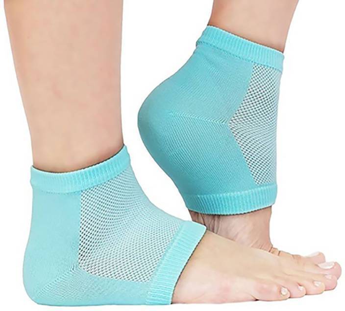 Heel Pain Relief Silicone Gel Heel Socks (Multicolor)